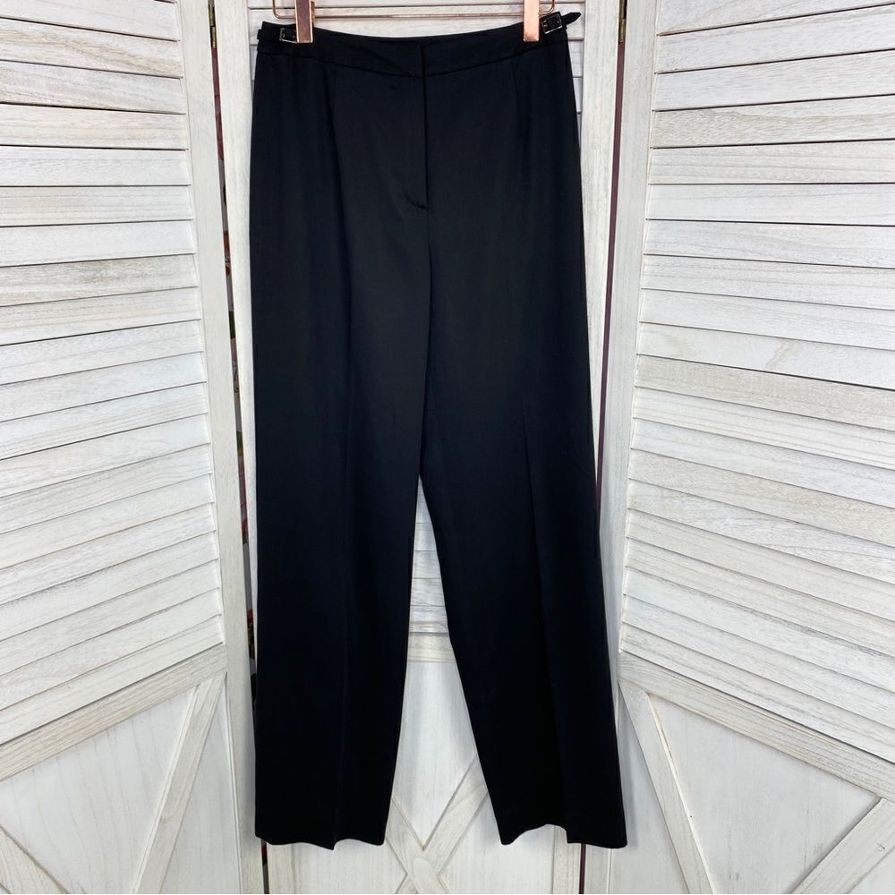 Ann Taylor Loft Straight Leg Dress Pants Black 2